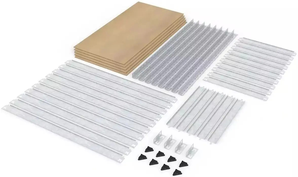 Etajera Metkas Budget B160120803042 160x80x30cm (Silver)