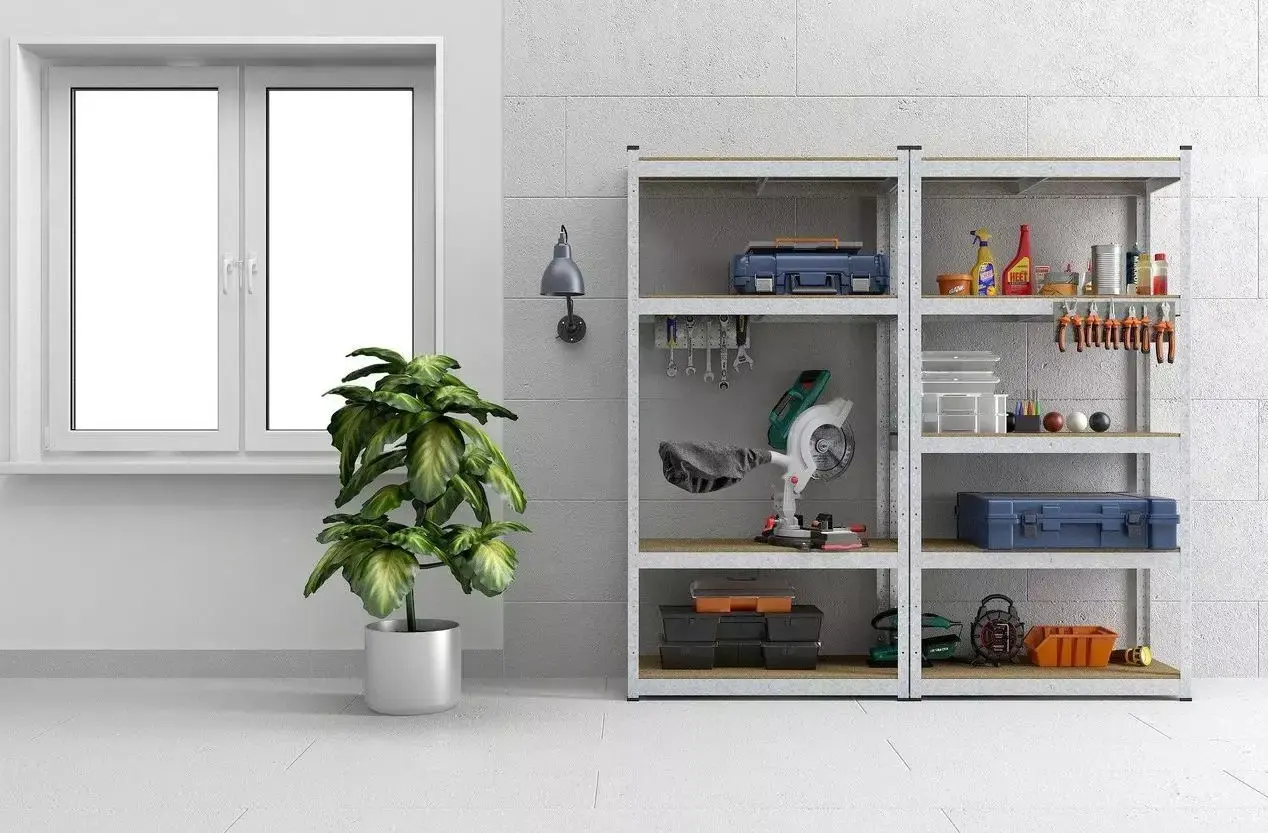 Стеллаж Metkas Budget 180x70x30cm (Silver)