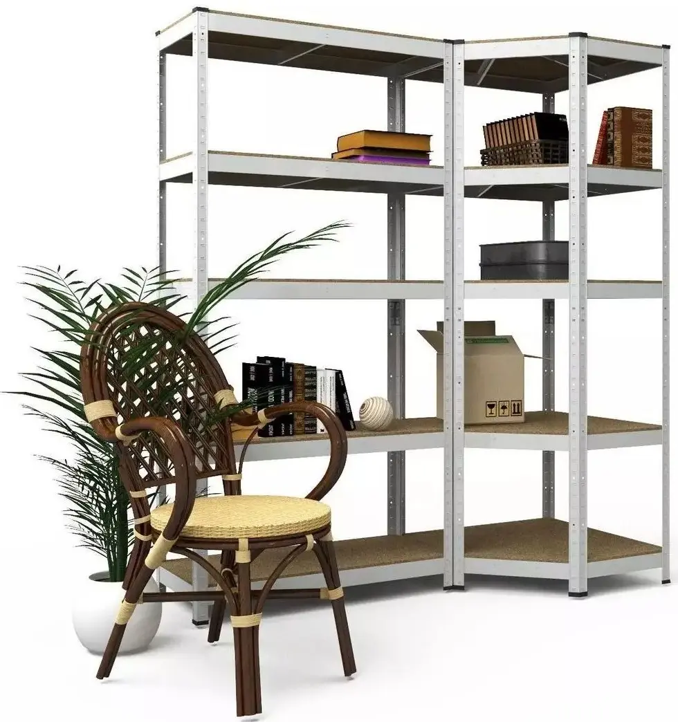 Etajera Metkas Budget B180120904052 180x90x40cm (Silver)