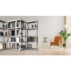 Etajera Metkas Budget B200161004552 200x100x45cm (Silver) Thumb