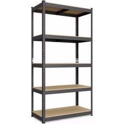 Etajera Metkas Budget BC180150904052A 180x90x40cm (Anthracite) Thumb