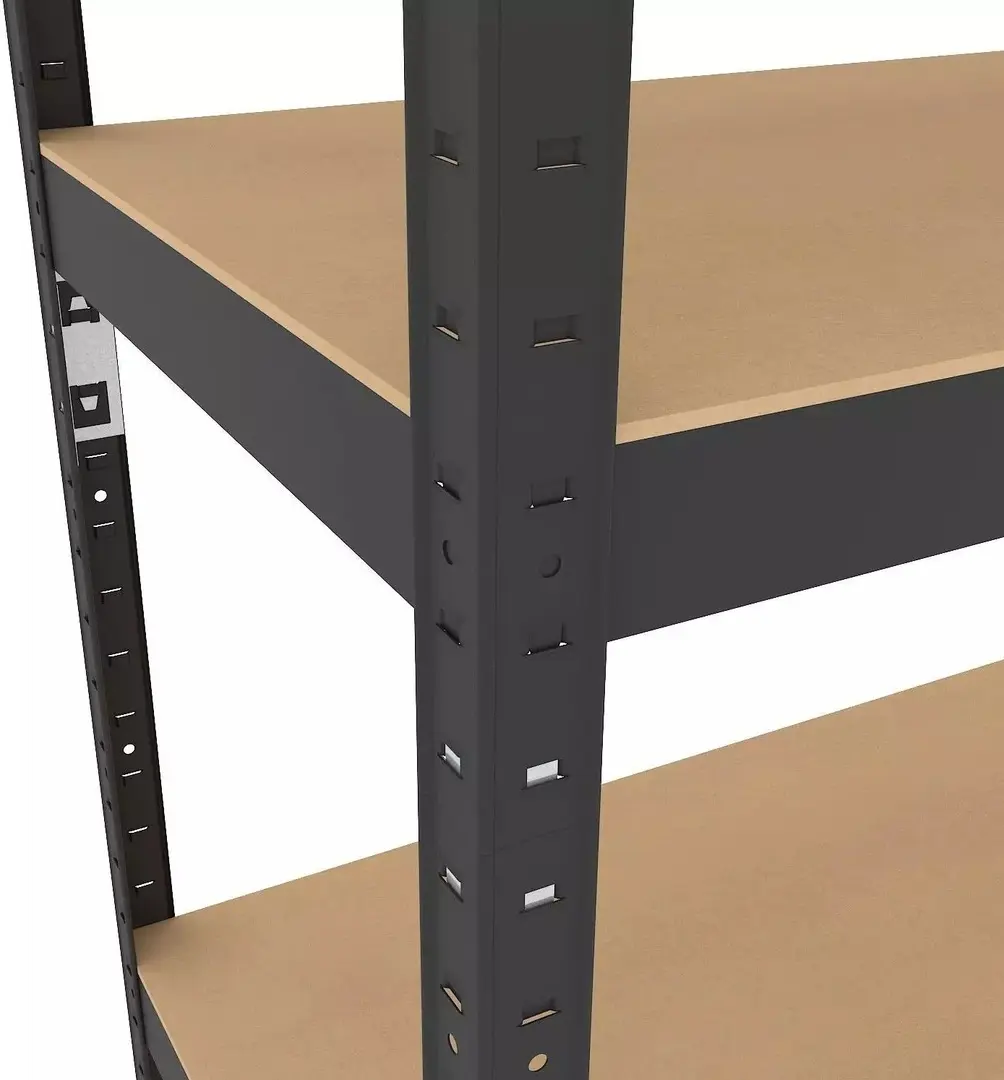 Etajera Metkas Budget BC180150904052A 180x90x40cm (Anthracite)