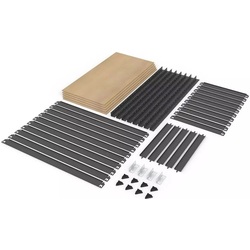 Etajera Metkas Budget BC180150904052A 180x90x40cm (Anthracite) Thumb