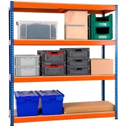 Стеллаж Metkas Titan 180x120x50cm (Blue/Orange)