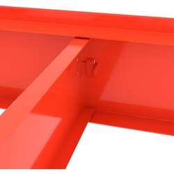 Etajera Metkas Titan 180x140x60cm (Blue/Orange) Thumb