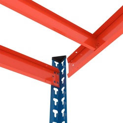 Etajera Metkas Titan 216x120x60cm (Blue/Orange) Thumb