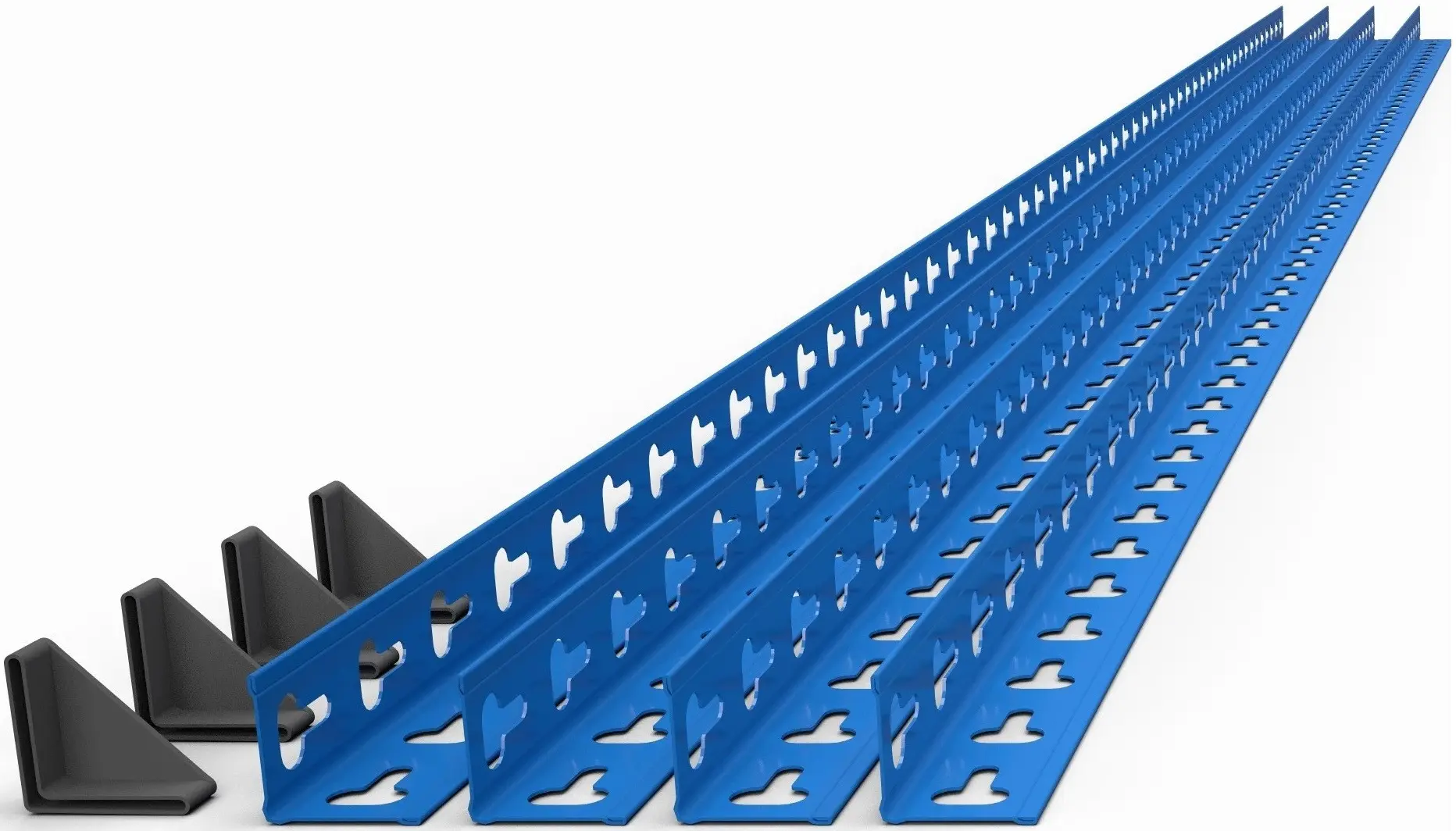 Etajera Metkas Titan 216x120x60cm (Blue/Orange)