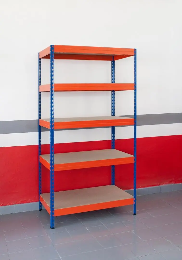 Etajera Metkas Titan 216x120x80cm (Blue/Orange)