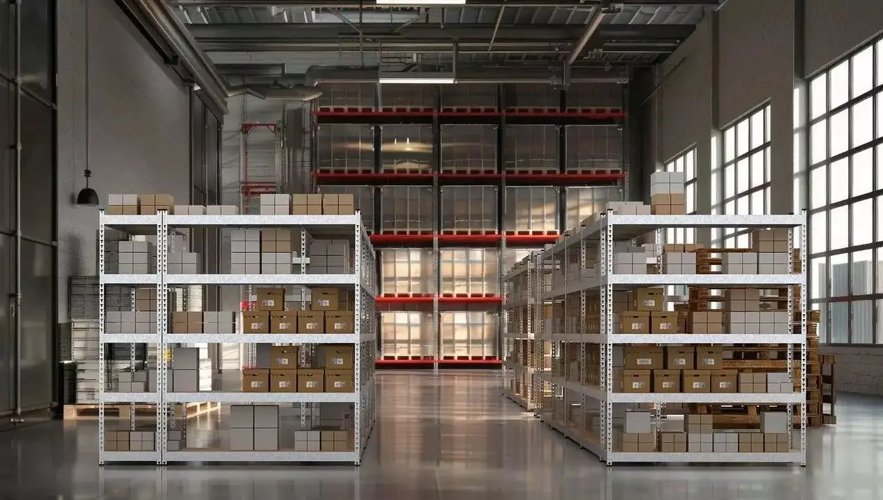 Etajera Metkas Titan T216221206051 216x120x60cm (Silver)