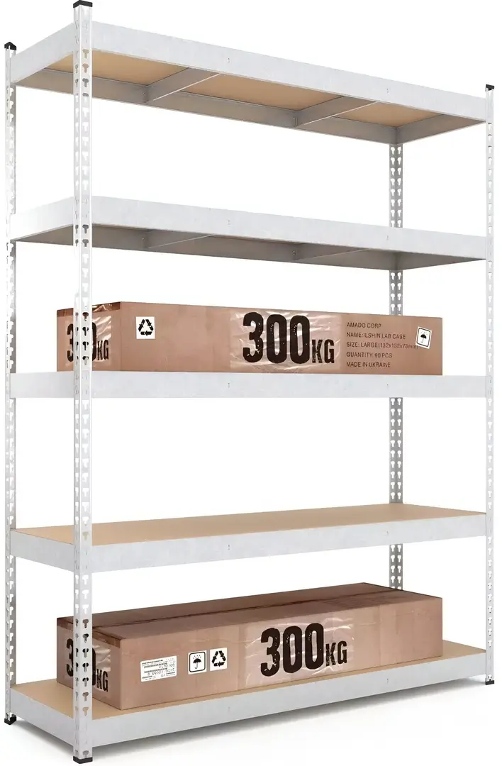 Etajera Metkas Titan T216221208051 216x120x80cm (Silver)