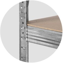 Set etajere de depozitare Plonos PL-700 (Silver) Thumb