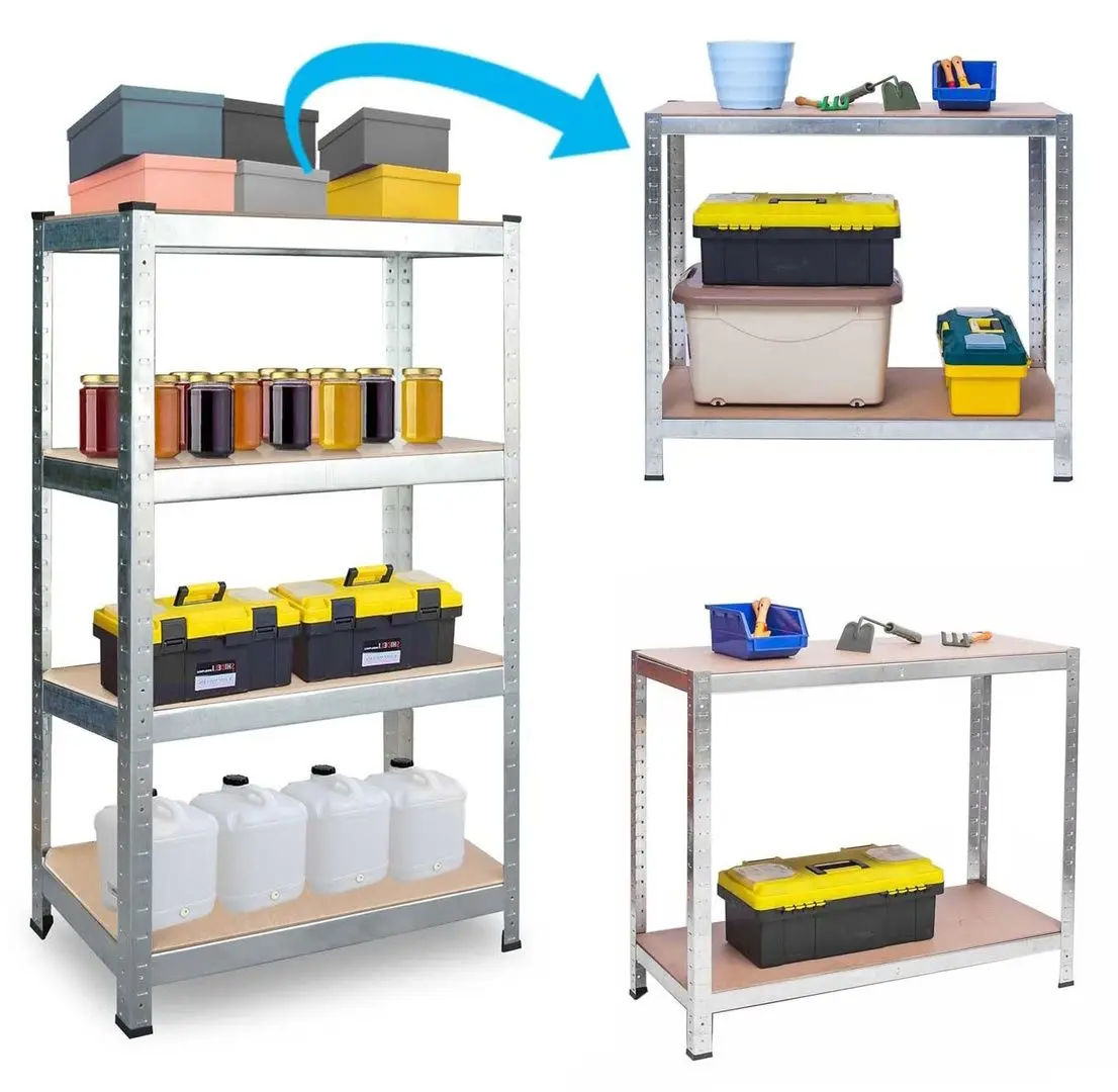 Set etajere de depozitare Plonos PL-700 (Silver)