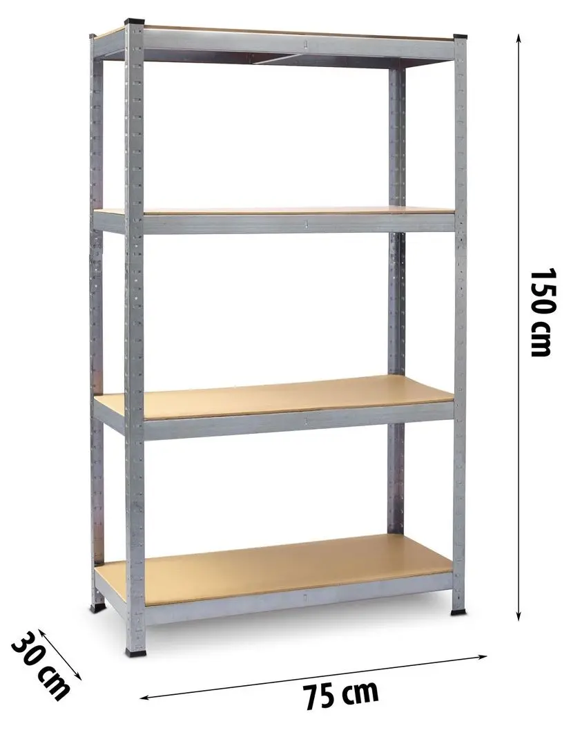 Set etajere de depozitare Plonos PL-700 (Silver)