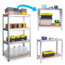 Set etajere de depozitare Plonos PL-701 (Silver) Thumb