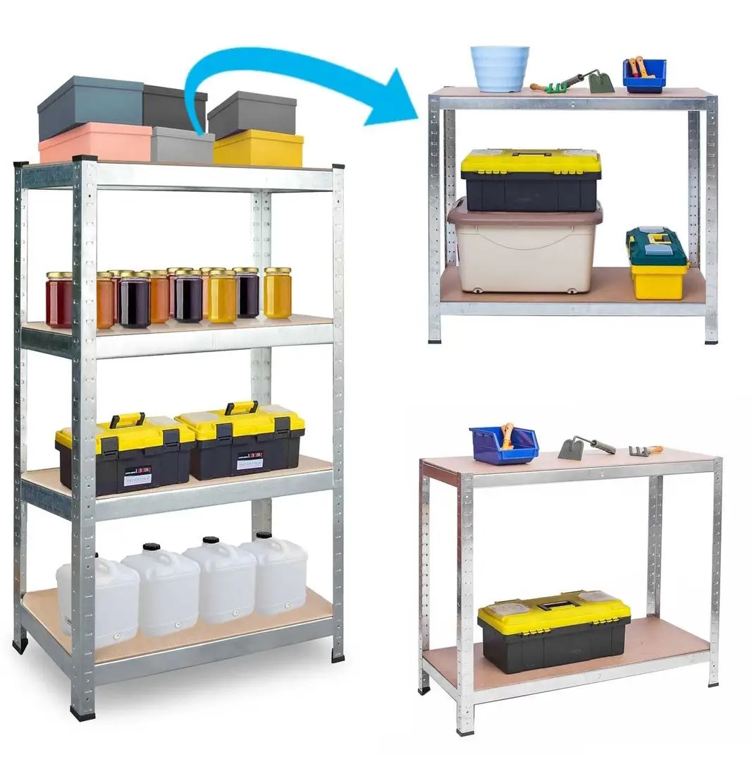 Set etajere de depozitare Plonos PL-702 (Silver)