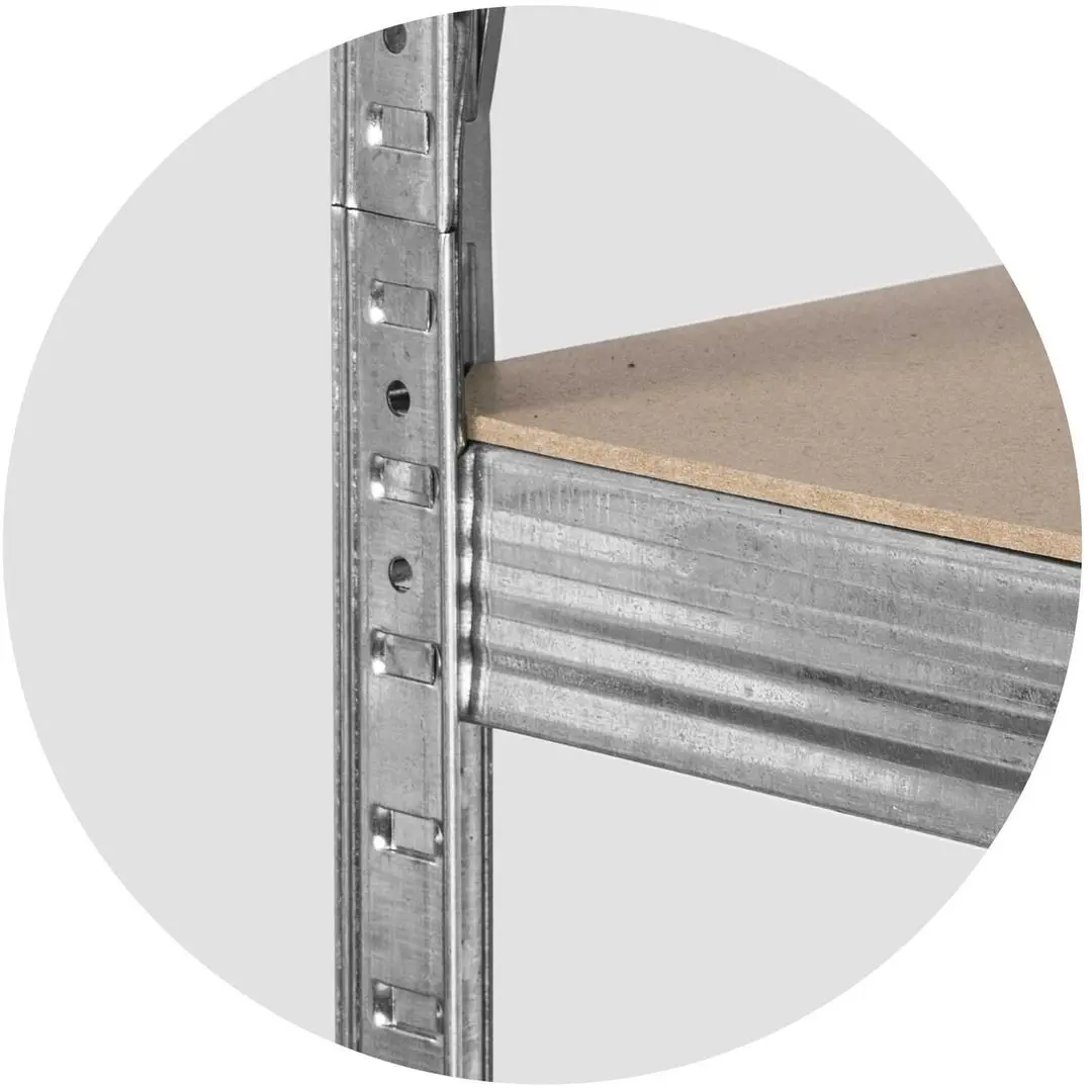 Set etajere de depozitare Plonos PL-702 (Silver)