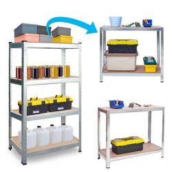 Etajera Plonos 470000 (Silver/Brown) Thumb