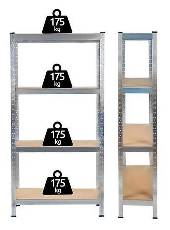 Стеллаж Procart R1507530 150х75х30 (Silver)