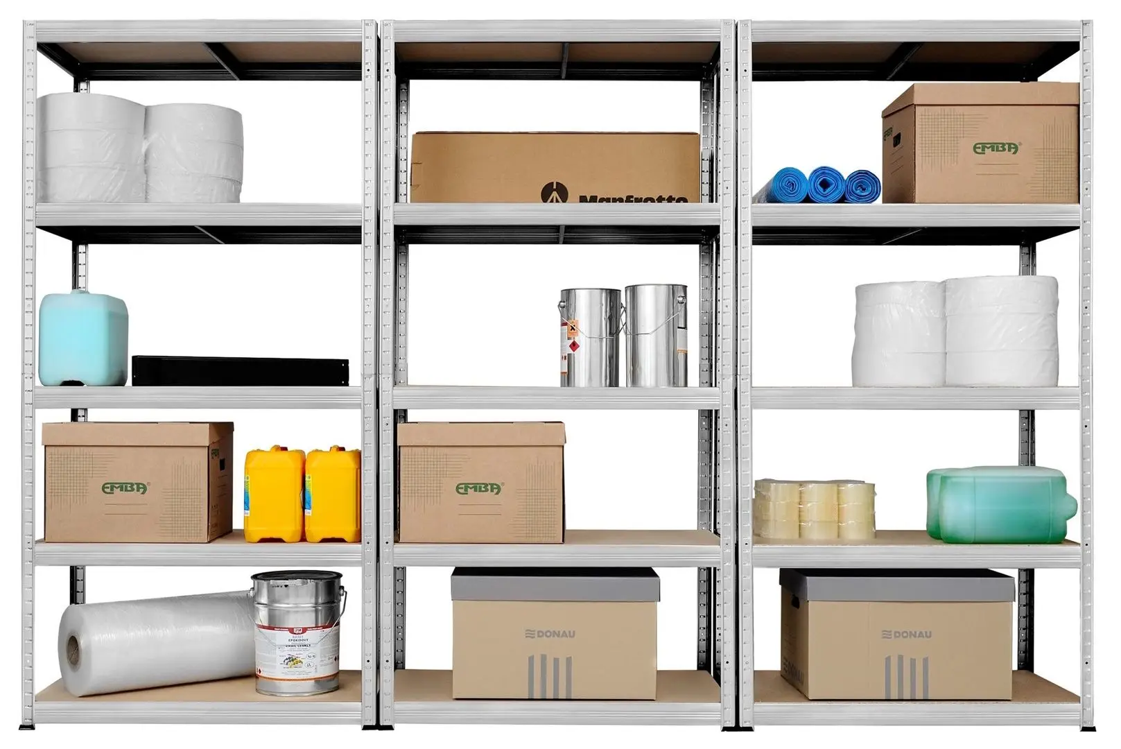 Etajera SDGroup max.100 180x210x40cm (Grey)