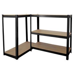 Стеллаж SDGroup max.150 150x75x30cm (Black) Thumb