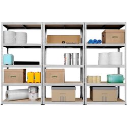 Стеллаж SDGroup max.150 200x314x40cm (Silver/Brown)