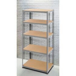Etajera SDGroup Strategic 180x75x35cm (Galvanized Inox)