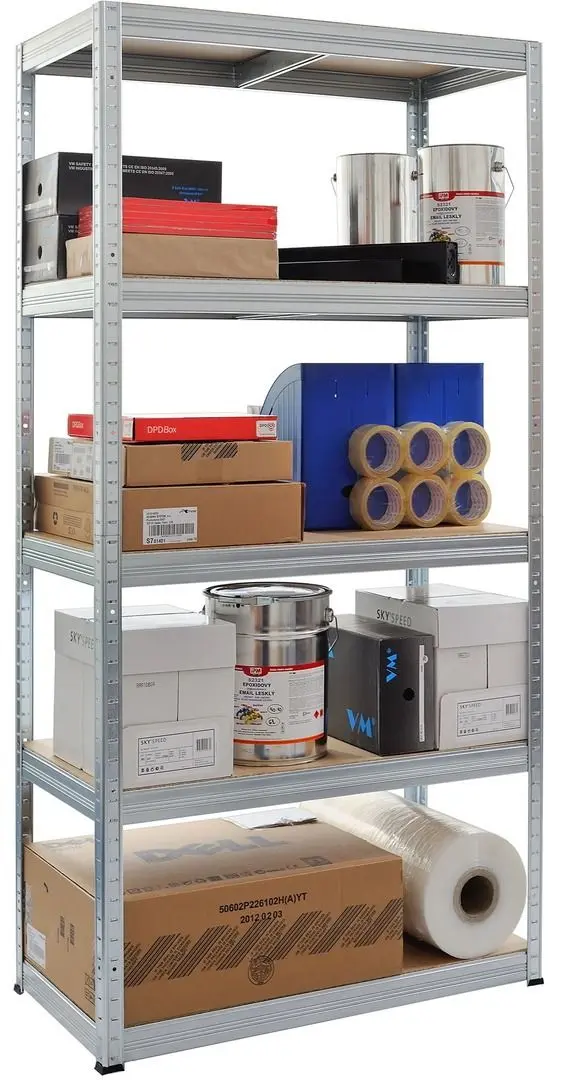 Стеллаж SDGroup Strategic 180x75x40 (Galvanized Inox) - 3
