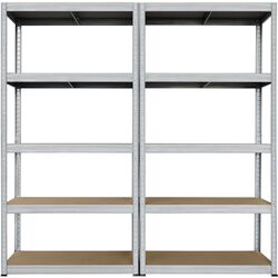 Стеллаж SDGroup Strategic max.100 180x120x30cm (Silver/Brown)