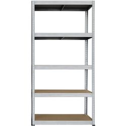 Стеллаж SDGroup Strategic max.100 180x140x30cm (Silver/Brown) Thumb