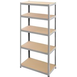 Стеллаж SDGroup Strategic max.100 180x90x45cm (Silver/Brown)