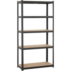 Стеллаж SDGroup Strategic max.150 150x225x30cm (Black/Brown) Thumb