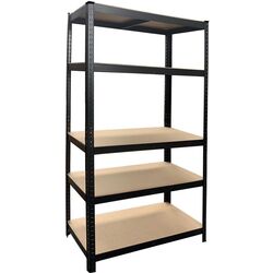 Стеллаж SDGroup Strategic max.150 150x225x30cm (Black/Brown) Thumb