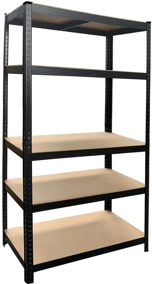 Стеллаж SDGroup Strategic max.150 150x225x30cm (Black/Brown)