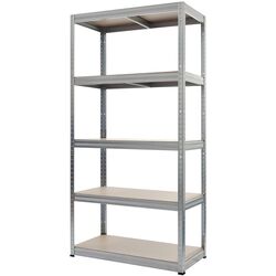 Etajera SDGroup Strategic max.175 180x100x60cm (Silver/Brown) Thumb