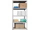 Etajera SDGroup Strategic max.175 180x300x60cm (Silver/Brown)