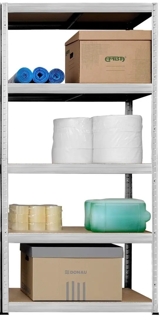 Etajera SDGroup Strategic max.175 180x360x60cm (Silver/Brown)