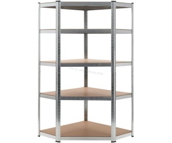 Etajera SDGroup Strategic max.175 180x70x70x40cm (Silver/Brown)