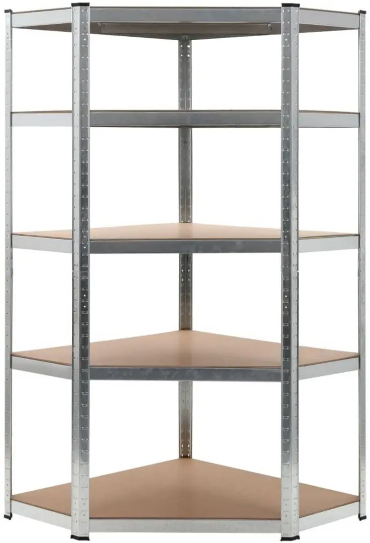 Стеллаж SDGroup Strategic max.175 180x70x70x45cm (Silver/Brown)