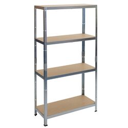 Стеллаж SDGroup Strategic max.175 180x90x40cm (Silver/Brown)