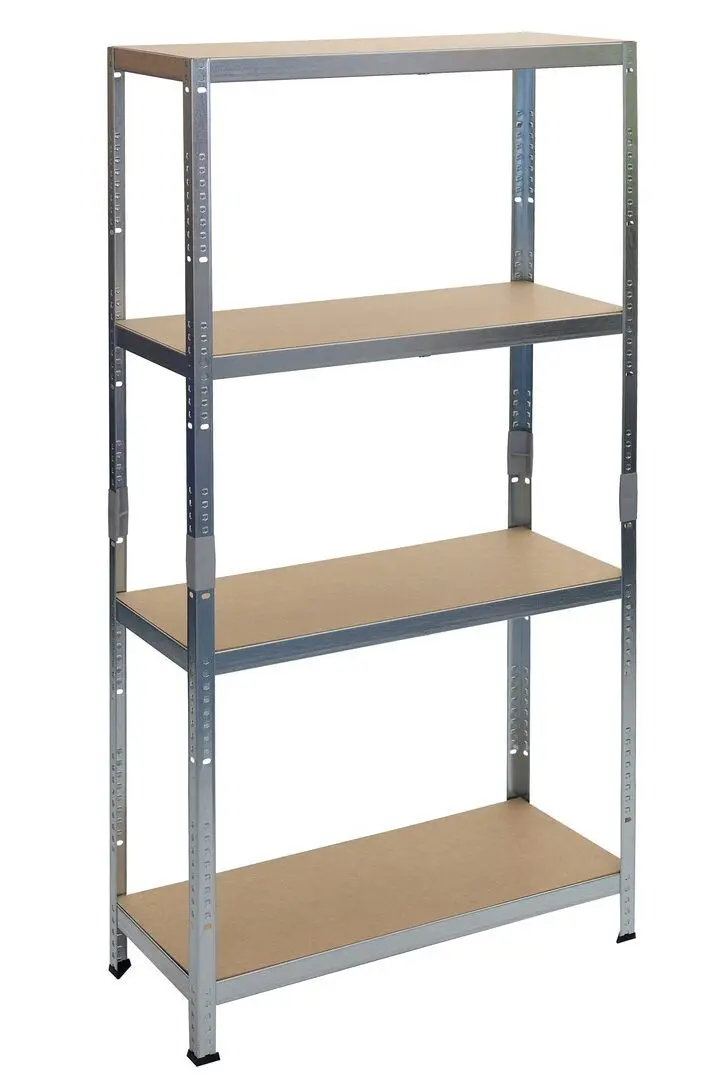 Стеллаж SDGroup Strategic max.175 180x90x40cm (Silver/Brown)