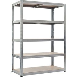 Стеллаж SDGroup Strategic max.250 180x100x60cm (Silver/Brown) Thumb