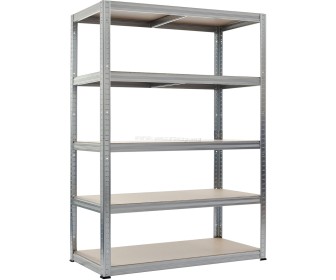 Etajera SDGroup Strategic max.350 180x90x45cm (Silver/Brown)