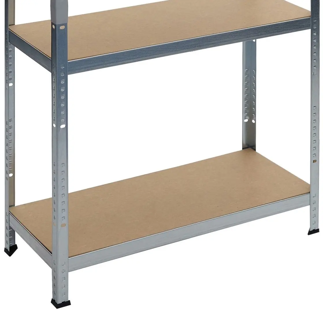 Стеллаж SDGroup Strategic max.50 138x60x30cm (Silver/Brown)