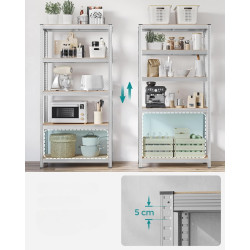 Set etajere Songmics GLR050E02 (Silver) Thumb