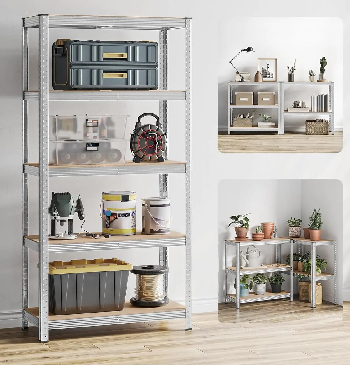 Set etajere Songmics GLR050E02 (Silver)