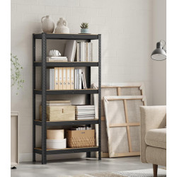 Etajera Songmics GLR030B01 (Rustic Brown/Black)