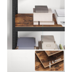 Стеллаж Songmics GLR030B01 (Rustic Brown/Black) Thumb