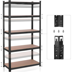 Стеллаж Songmics GLR040B01 (Black) Thumb