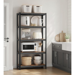 Etajera Songmics GLR040B11 (Rustic Brown/Black) Thumb