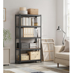 Etajera Songmics GLR040B11 (Rustic Brown/Black)